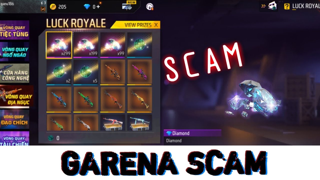 GARENA BIG SCAM INDIA SARVER V/S ANOTHER SARVERS