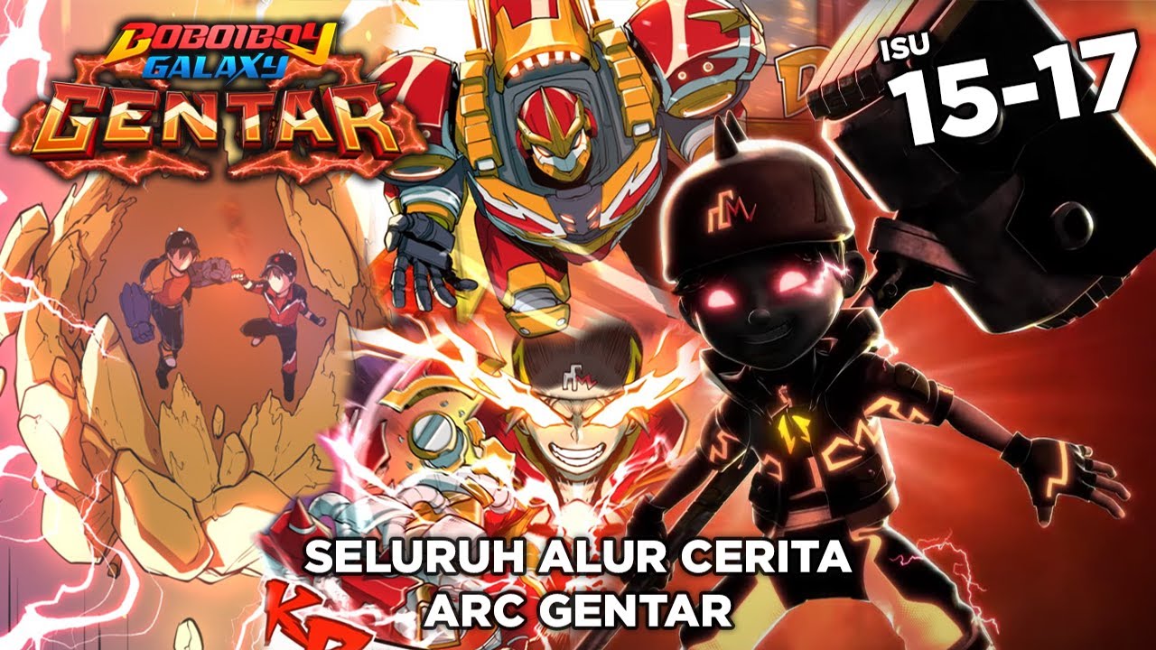 Seluruh Alur Cerita Boboiboy Galaxy Gentar- Komik Boboiboy Galaxy Musim 2