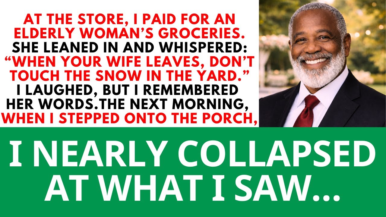 The Woman Whose Groceries I Paid For Said, ‘When Your Wife Leaves, Don’t Touch The Snow In Your...