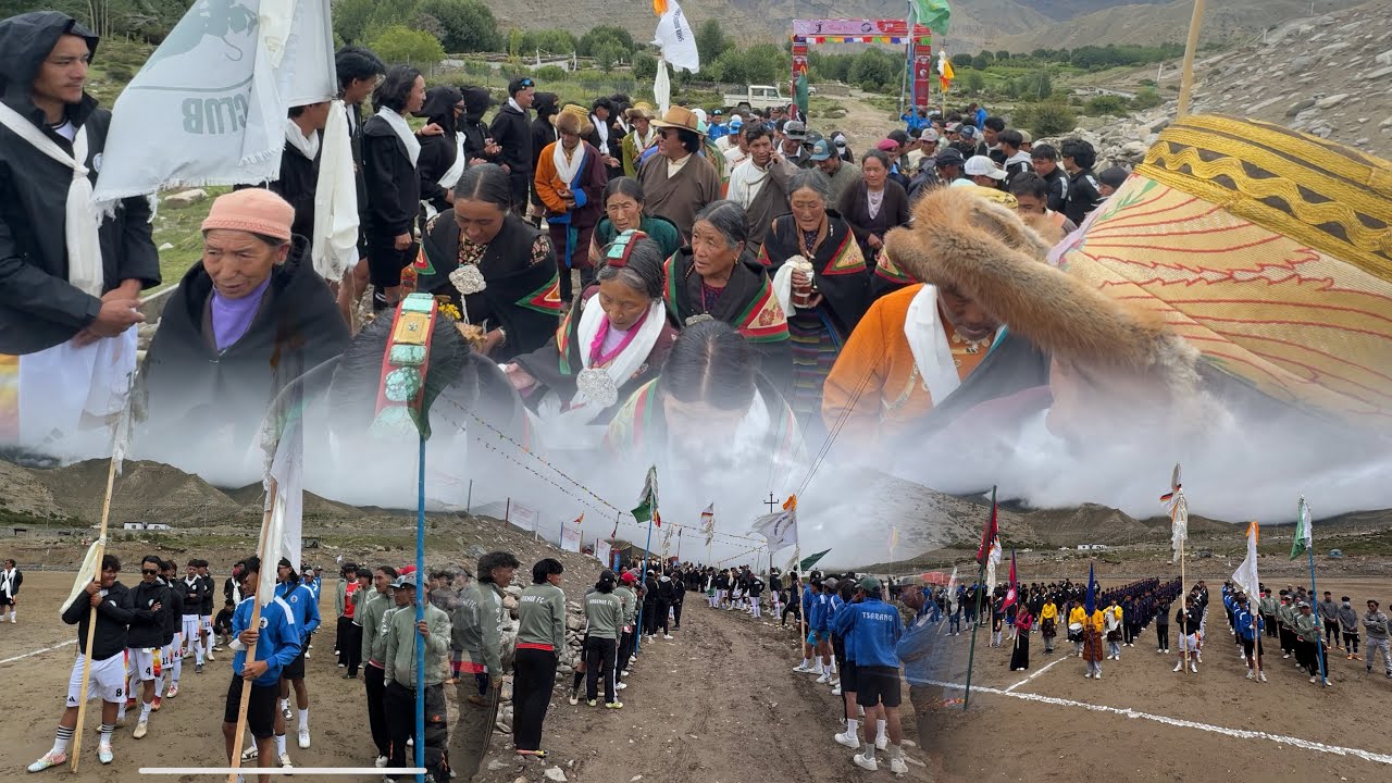 Opening ceremony of LO-CHHOGYAL JIGME MEMORIAL CUP-2082 ( at Ghiling village ) ￼