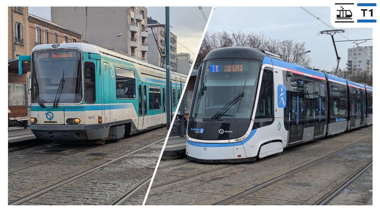 Les TFS et les TW20 du tramway T1 d'ile de France.