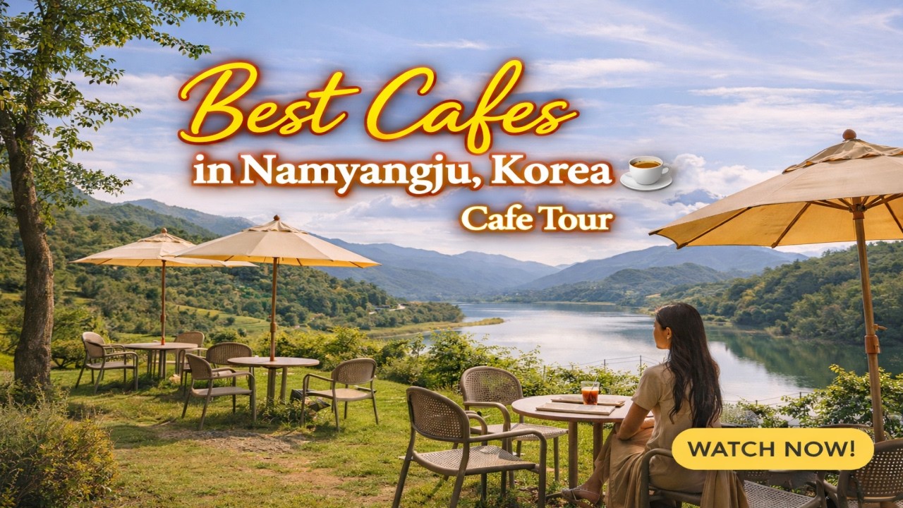 Best Cafe Spots in Namyangju, Korea ☕ | Scenic Cafe Tour Near Seoul