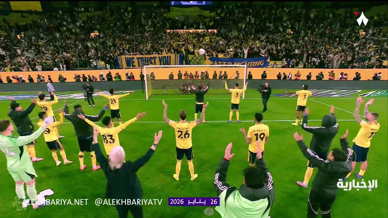 المنتصف |  النصر يتجاوز محطة التعاون ويخطف الوصافة