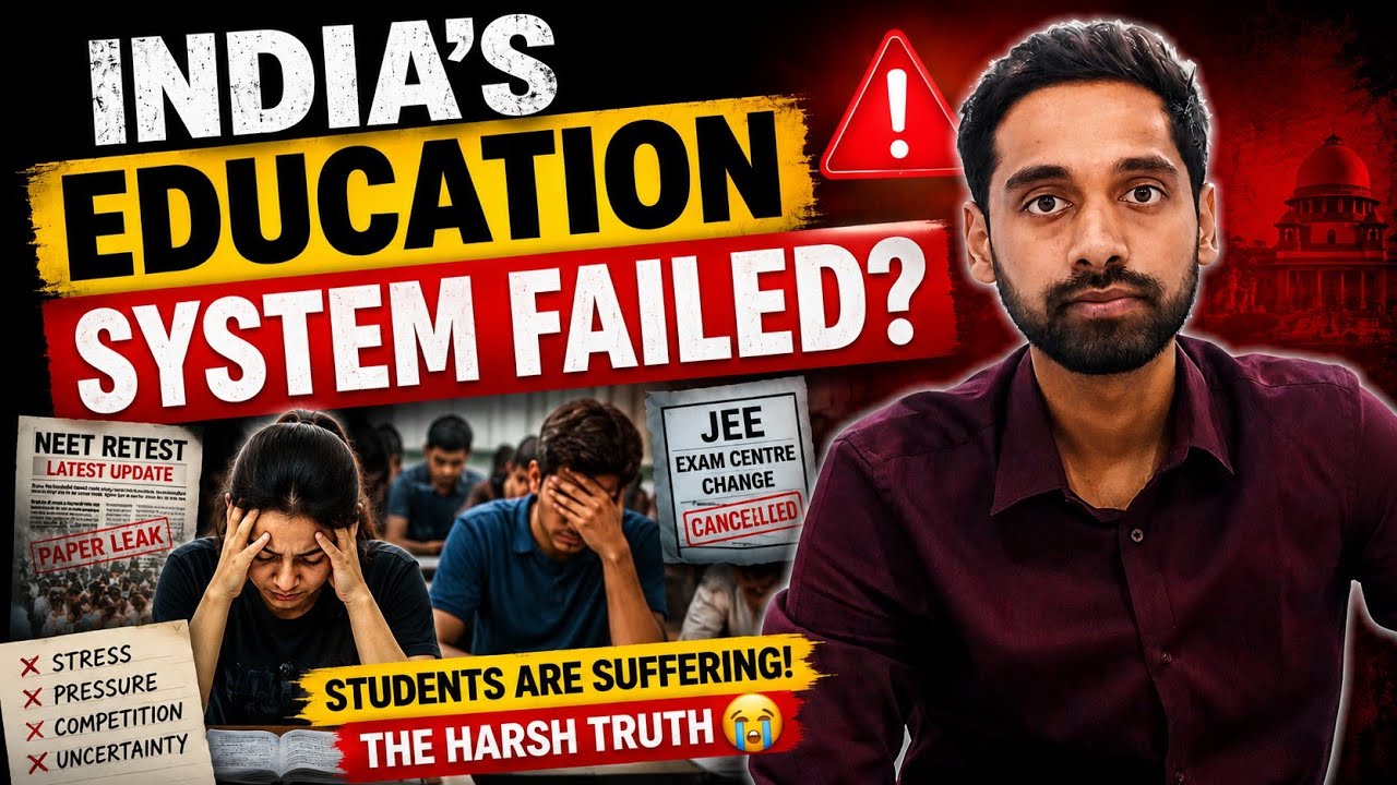 The Dark Reality of NEET & JEE Preparation in India 😞