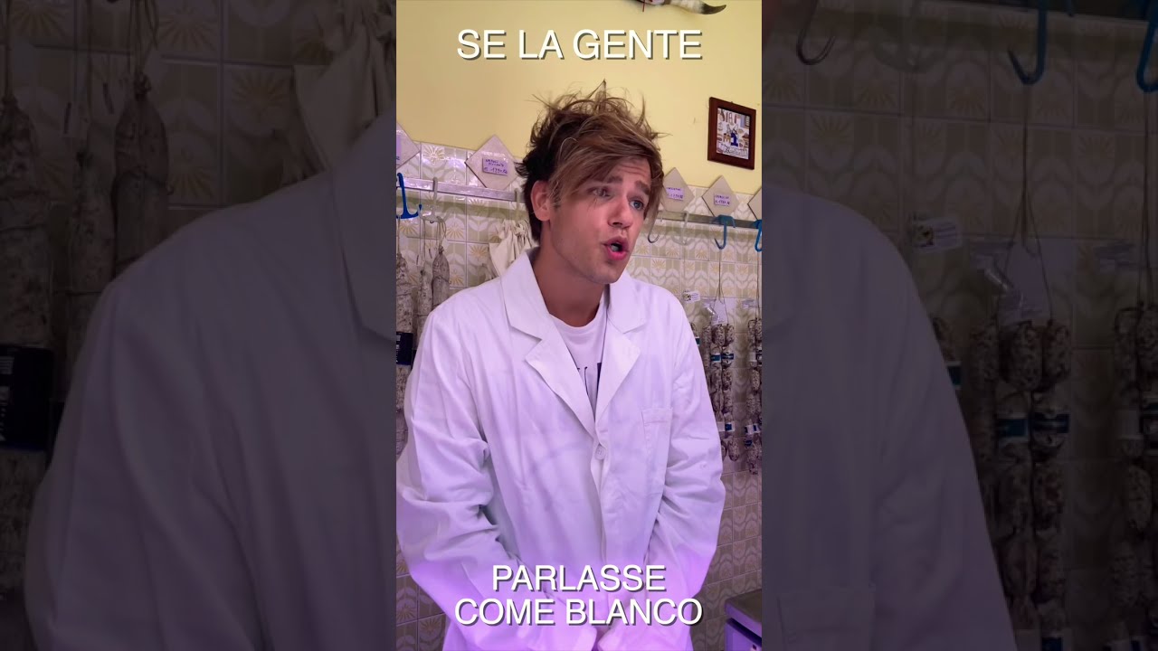 SE LA GENTE PARLASSE COME BLANCO 😃  *PARODIA* - iPantellas #shorts