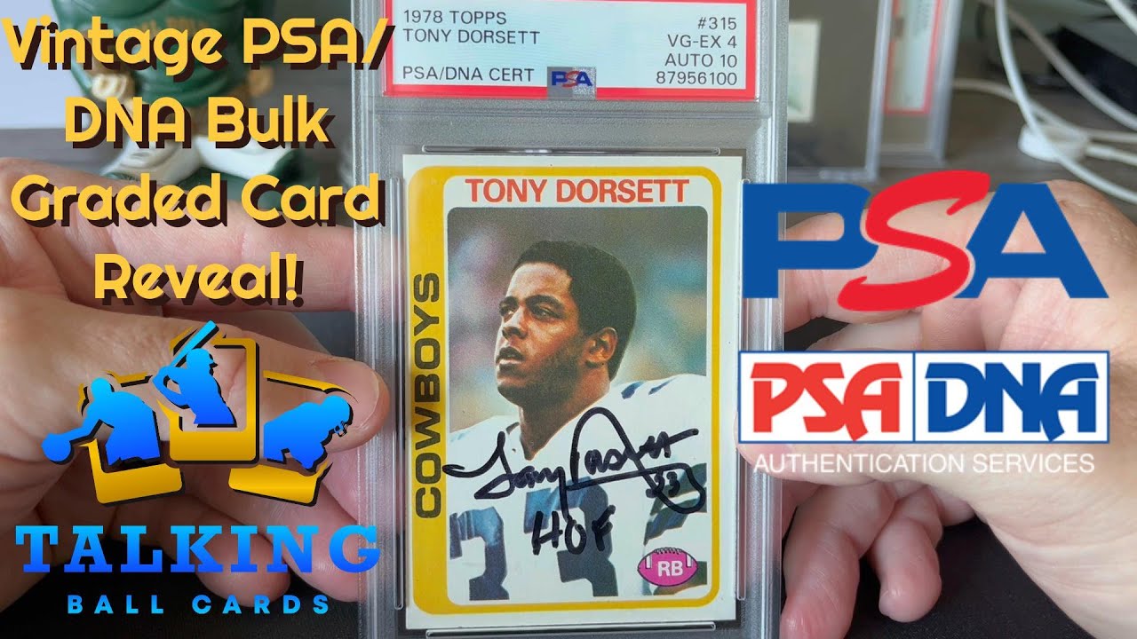 Vintage PSA/DNA Bulk Graded Card Reveal, Baseball & Football HOF'ers!