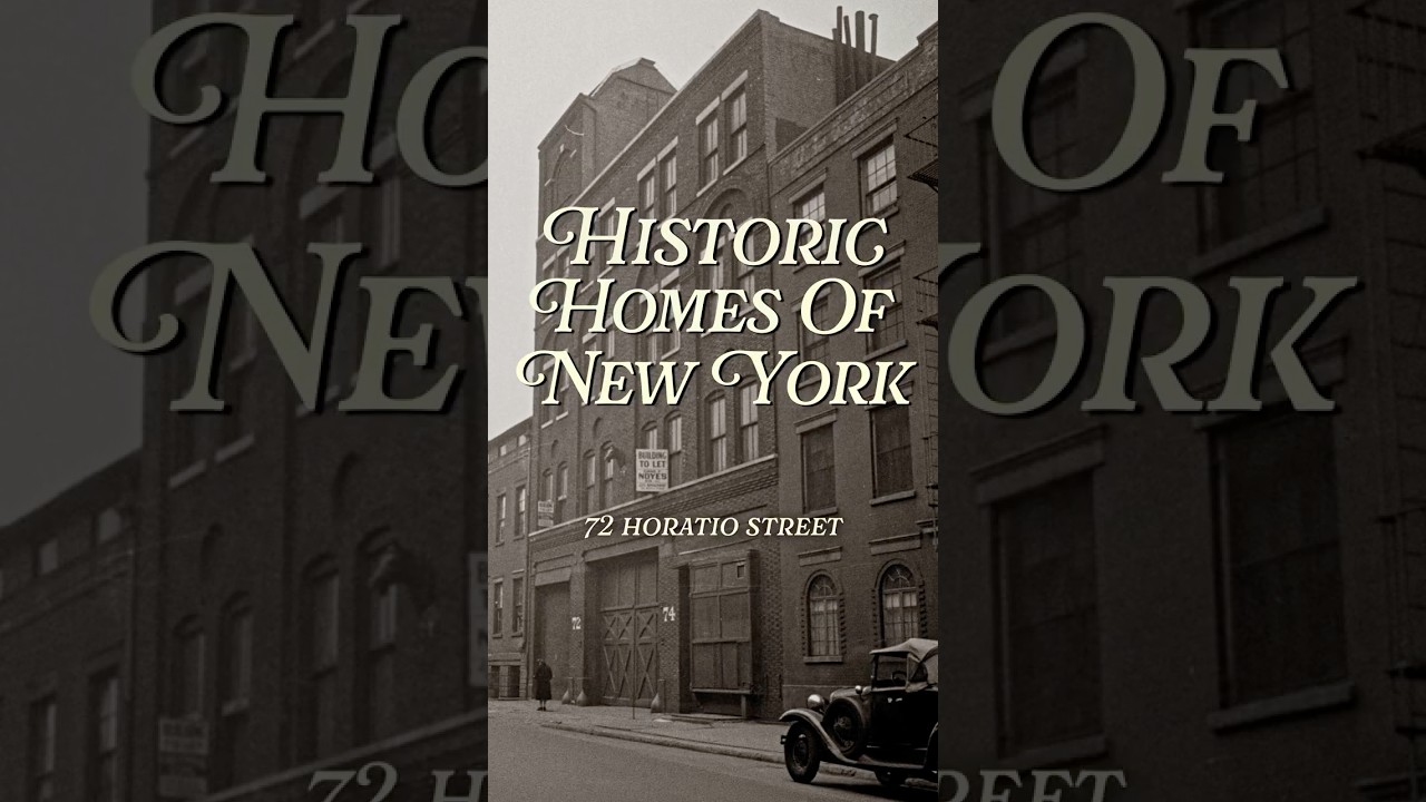 Historical Homes - 72 Horatio Street - from Horse Stable to West Village Gem