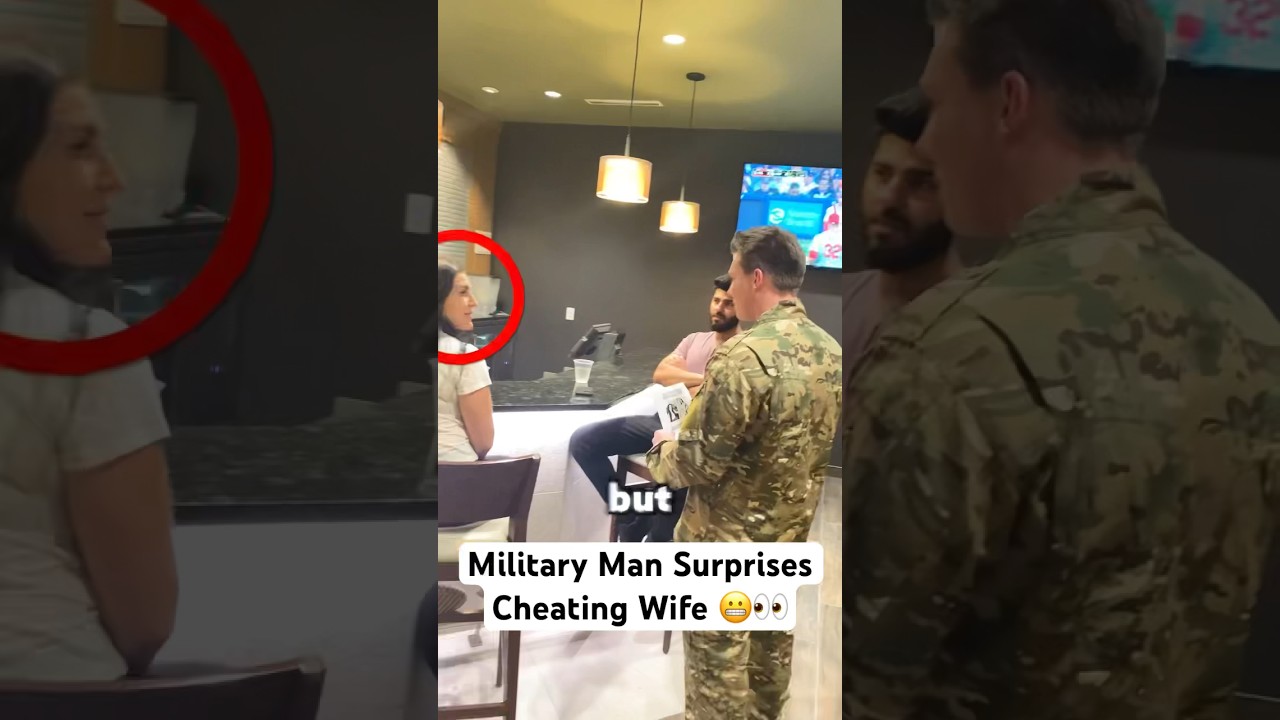 Военный удивил неверную жену..