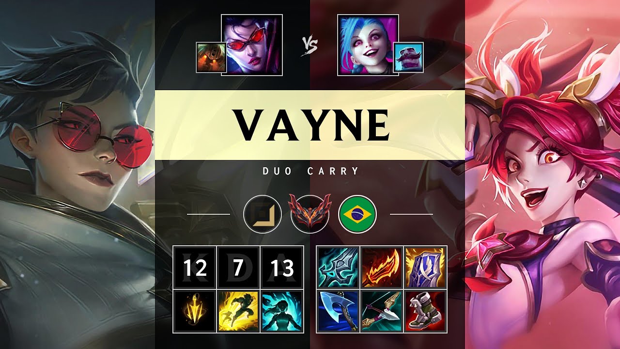 Vayne ADC vs Jinx: Legendary - BR Grandmaster Patch 14.24