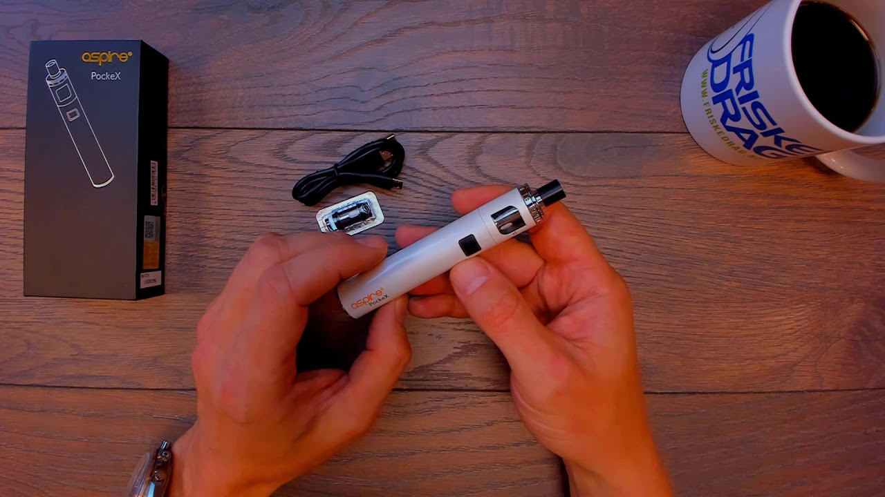Aspire PockeX E-sigarett Norsk Demonstrasjon