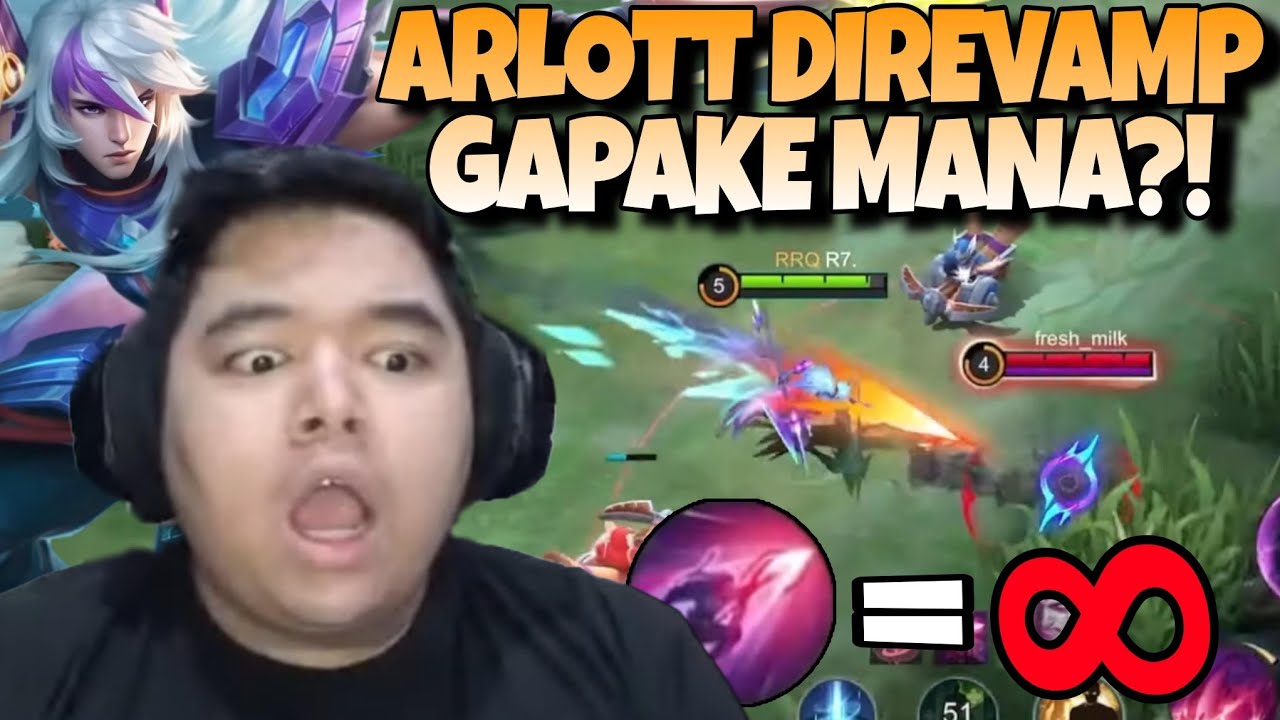 ARLOTT DIREVAMP TERLALU GILA INI MOONTON !! SKILL 2 UNLIMITED !! #MLBB