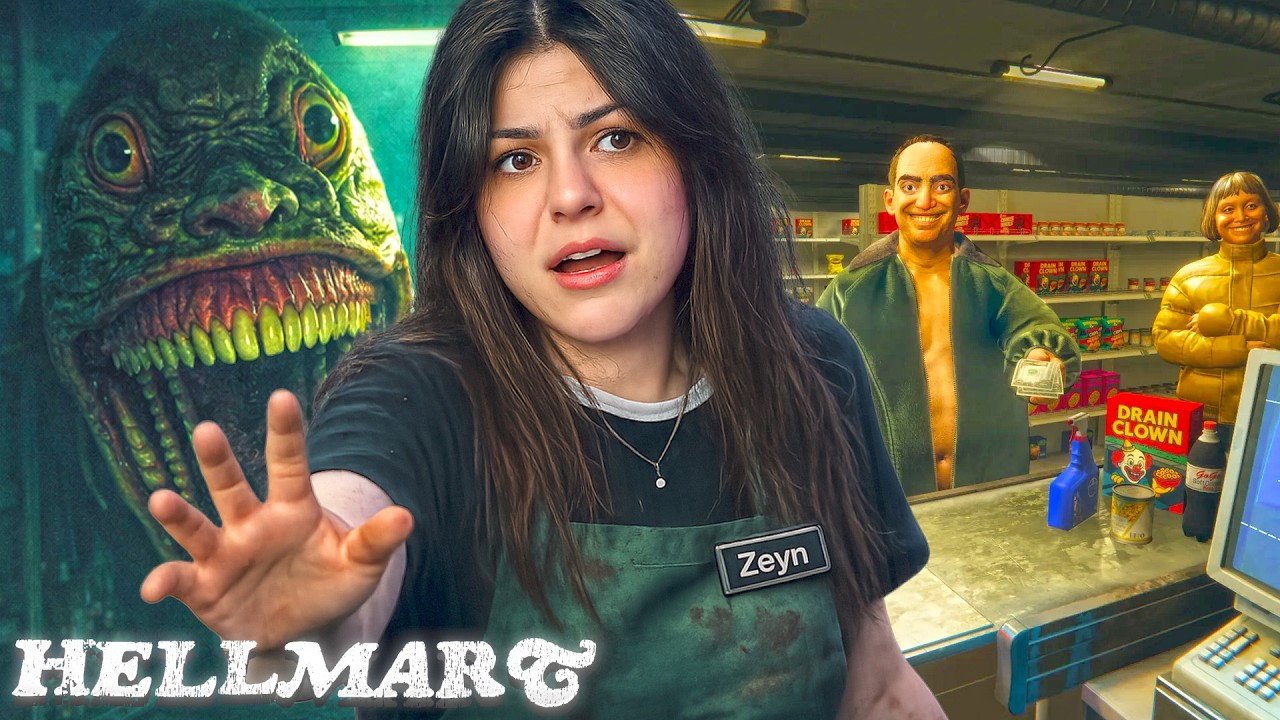 CANAVARLI MARKET KASİYERİ ZEYNO! @Zeynn06 HELLMART OYNUYOR!