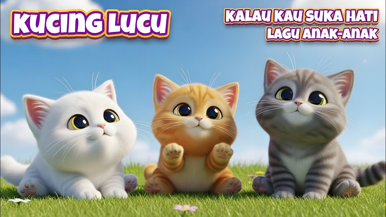 LAGU ANAK 🇮🇩 ANAK KUCING LUCU - KALAU KAU SUKA HATI - ARKIDS