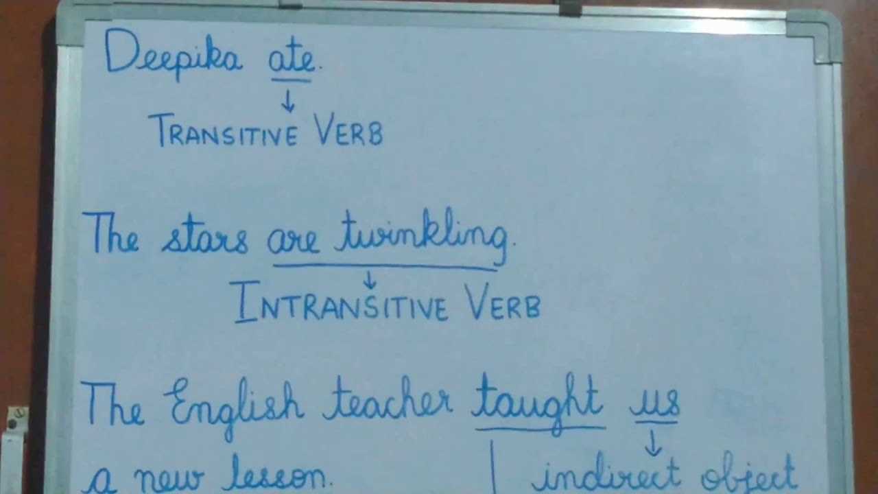Transitive, Intransitive and Ditransitive Verbs |Grammar Revision 12