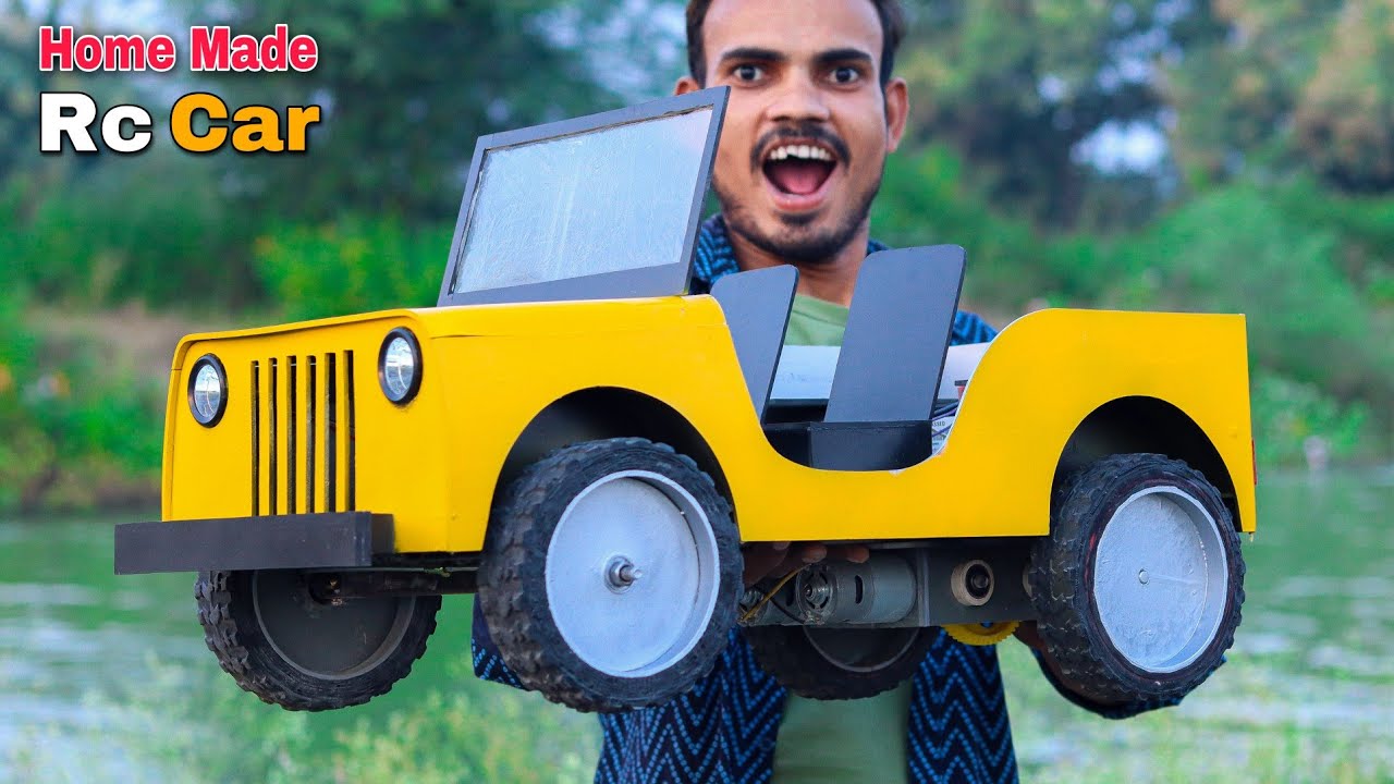 घर पर बनाये Big Size Remote Control Car || How To Make RC Car Using Pvc Pipe