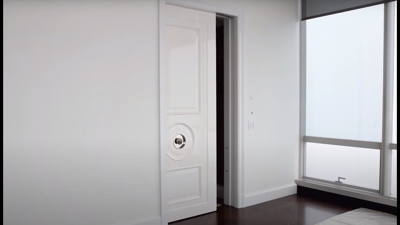 AutoCav Automated Pocket Door in New York Penthouse