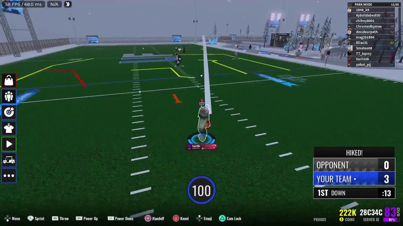 UF Private Server And Park Runs