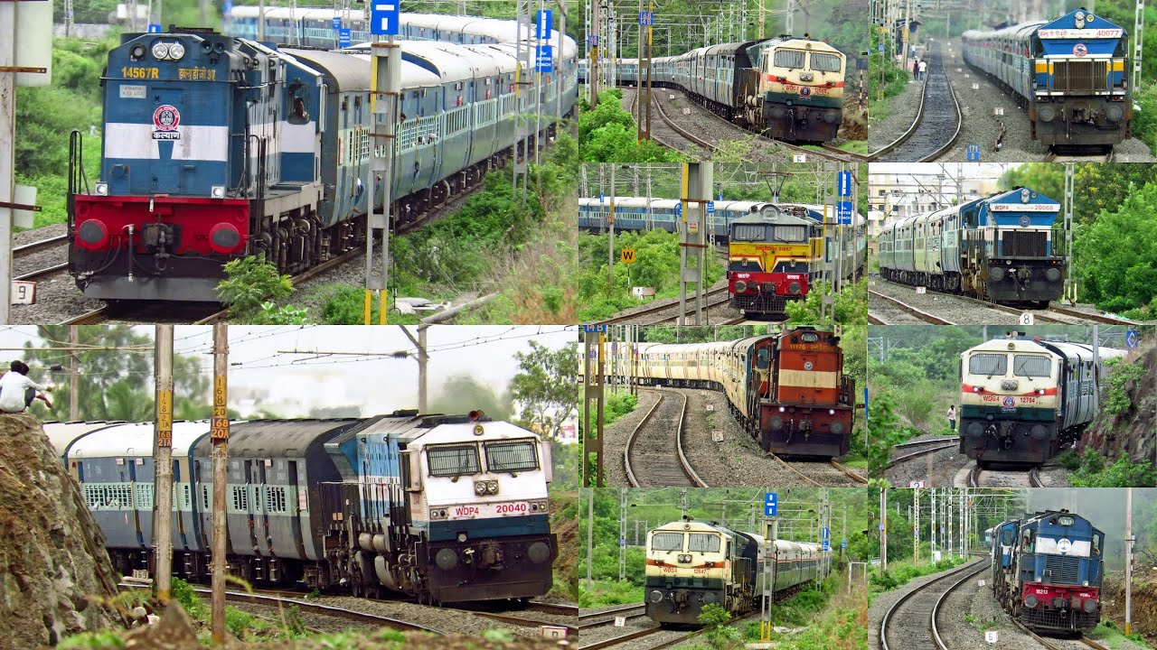 Mumbai's RAIN Affected TRAINS !!