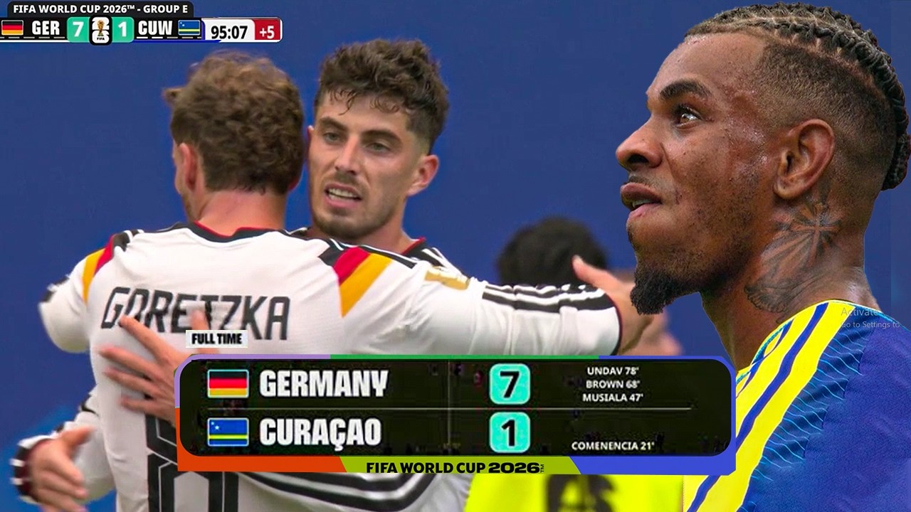 Germany Vs Cura&ccedil;ao 7-1 HIGHLIGHTS | FIFA World Cup 2026 | DEUTSCHLAND vs CURA&Ccedil;AO Full HIGHLIGHTS