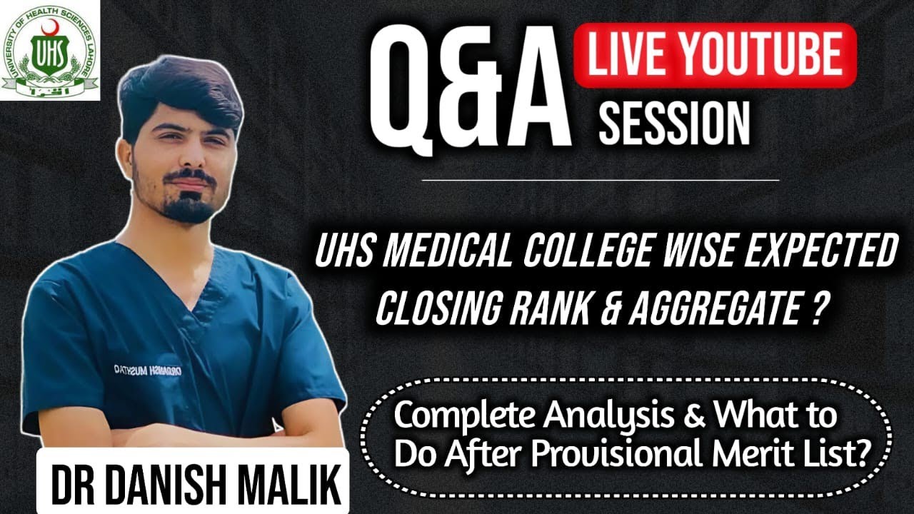 UHS merit list analysis || next steps to follow|| Questions & Answers
