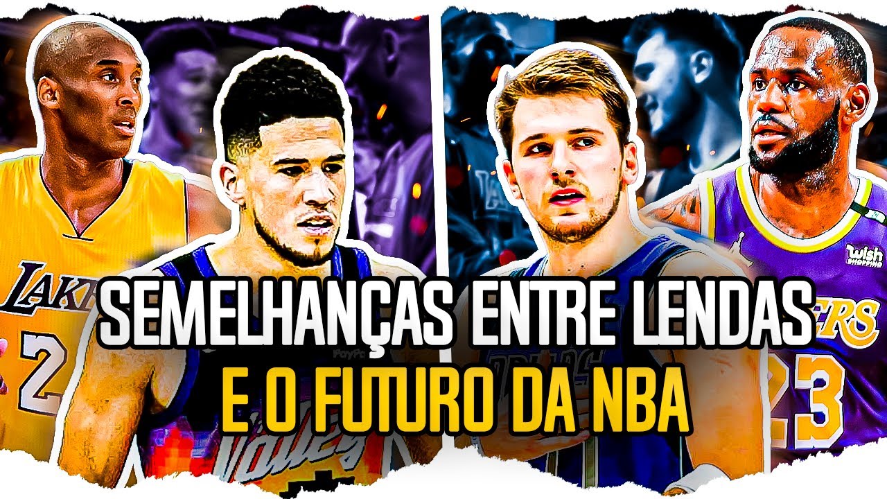 Comparando ESTILO DE JOGO da NOVA GERAÇÃO com a de LENDAS da NBA