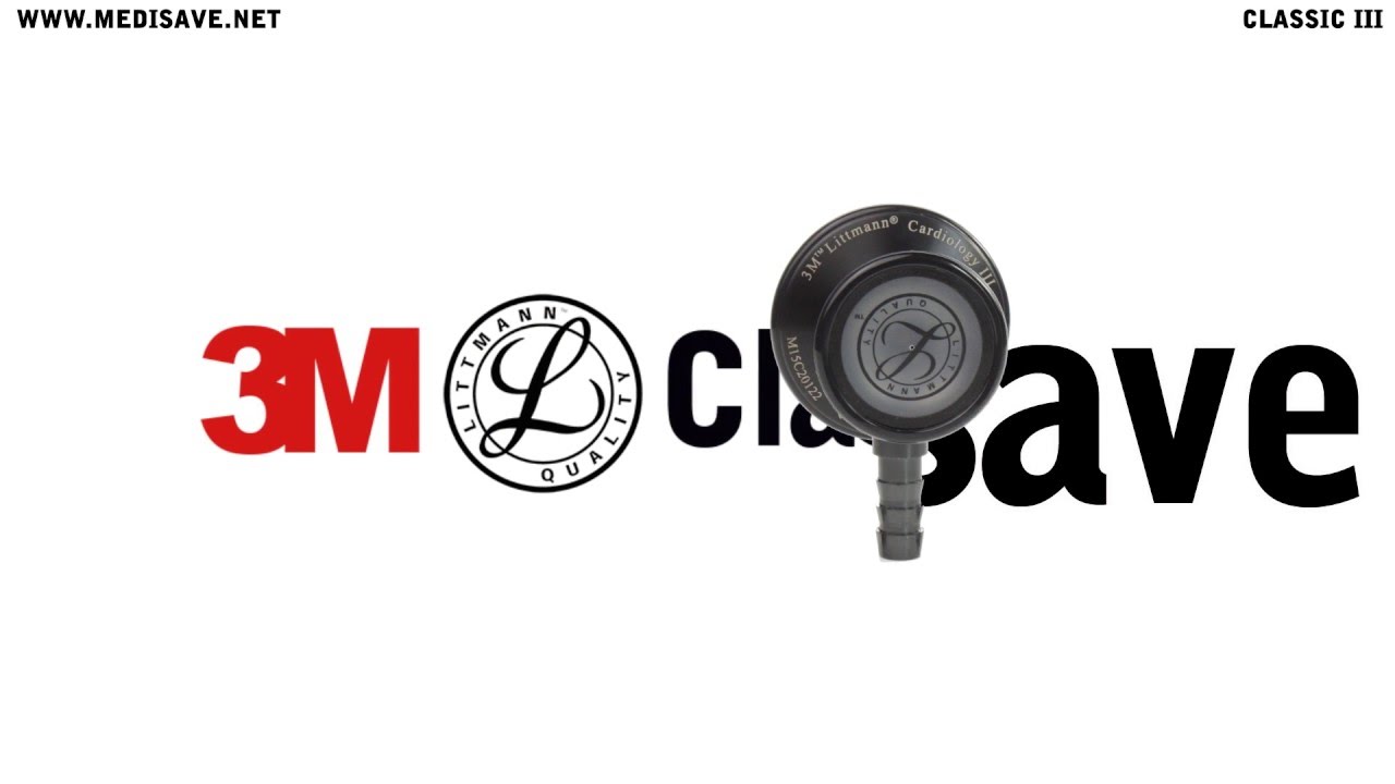 LITTMANN CARDIOLOGY III STETHOSCOPE: BLACK & SMOKE 3157SM