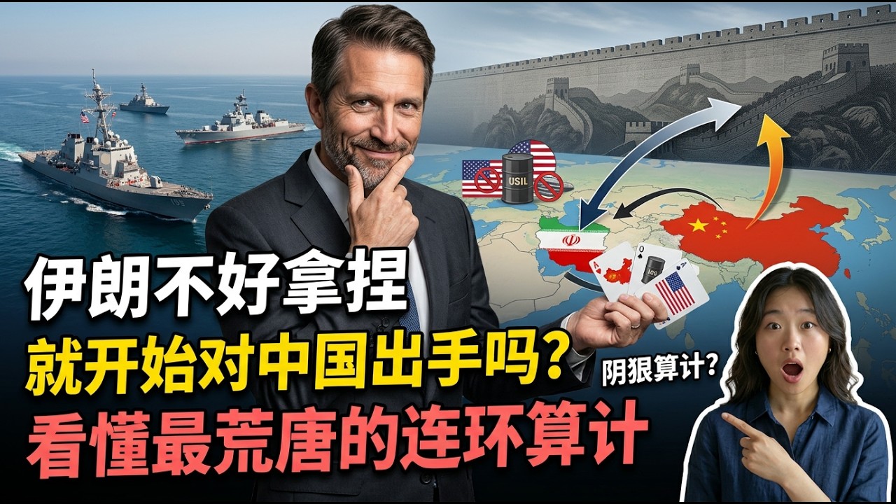 美国打不赢伊朗，开始打中国的主意！贝森特的离间计有点毒呀