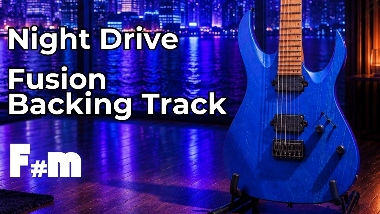 Nocturnal Fusion Backing Track - Night Drive (F#m )