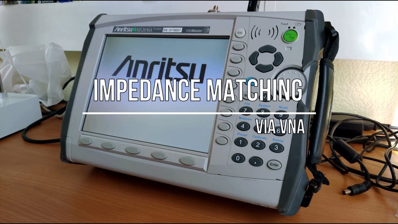 Antenna Impedance Matching via VNA