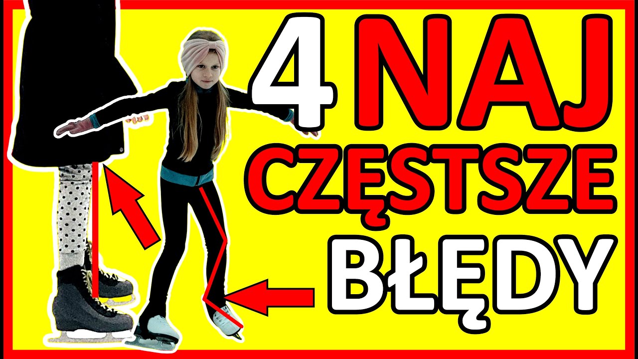 4 najczęstsze błędy podczas jazdy na łyżwach / jak jeździć na łyżwach / instruktor jazdy na łyżwach