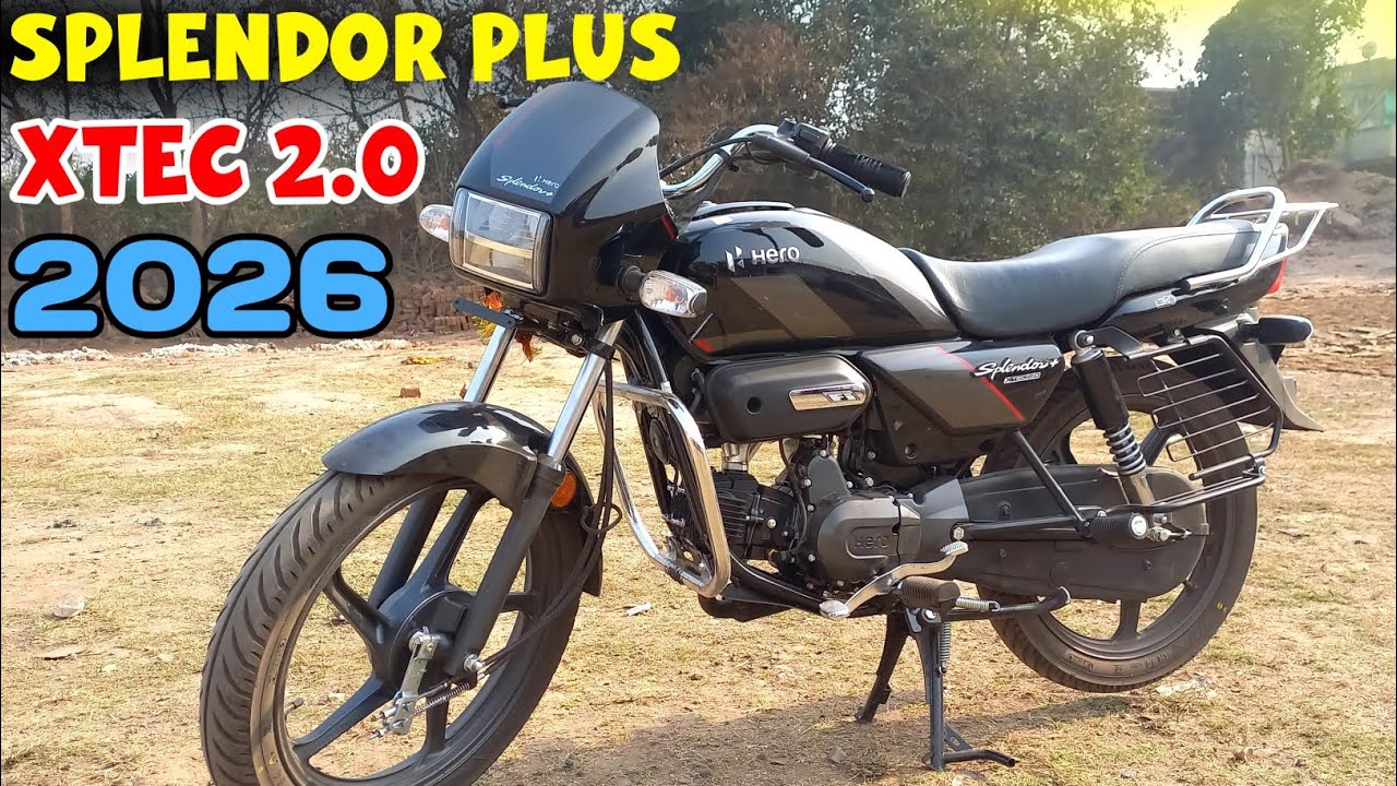 2026 New Hero Splendor + Xtec 2.0 New Model Detailed Review Price Features 