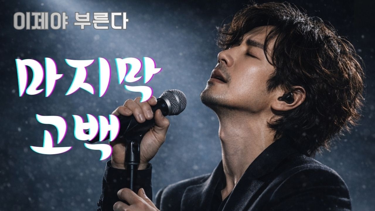 [마지막 고백]  | 🎵 이제야 부른다 | 트롯 발라드