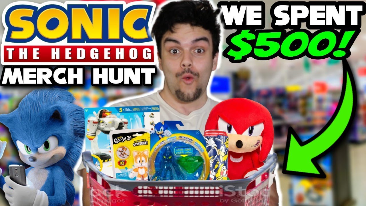 Sonic Merch Hunt - We Spent Over $500 On New Sonic Toys! (Figures, Plushes, Comics & More!)