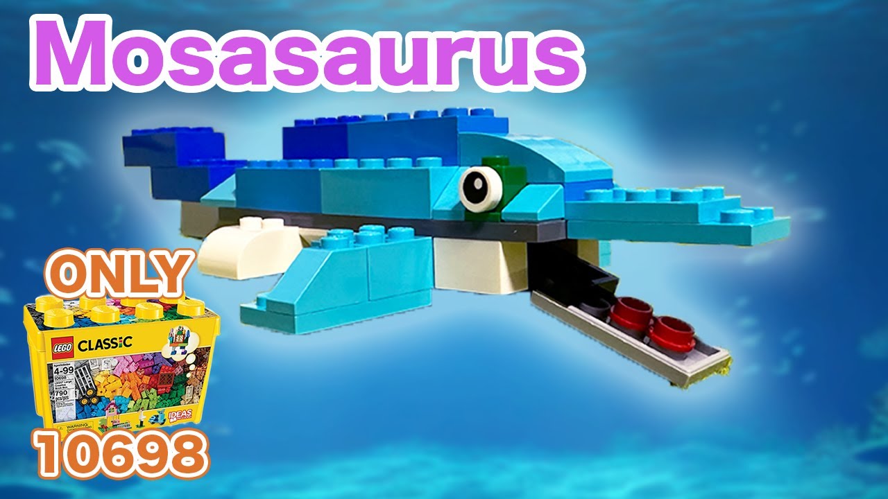 Reviving the King of the Sea, Mosasaurus with LEGO Classic 10698! Dive in & Build 🌊🦖