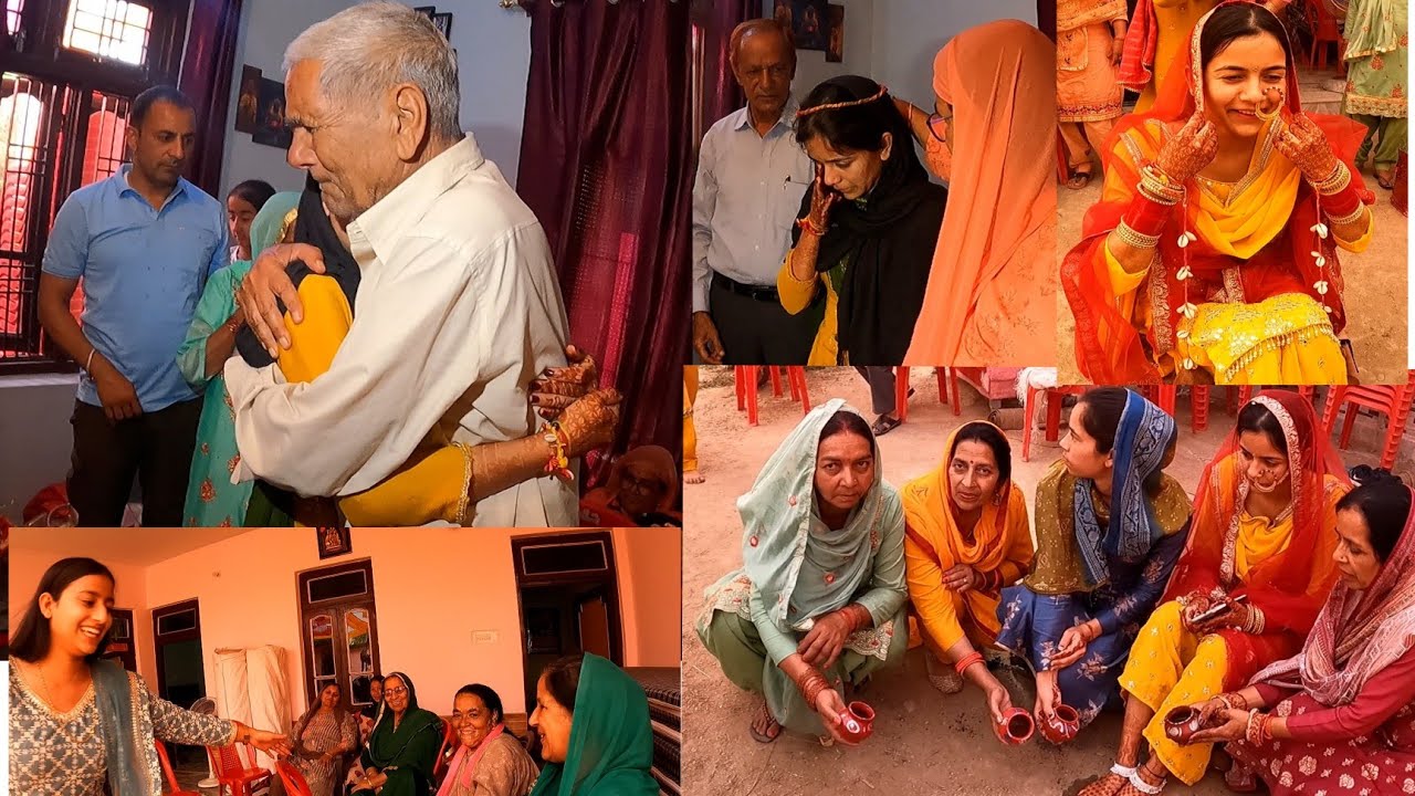 तेल ,सांध , समूहत , नथ,चूड़ा Ceremony❤️Shikha Ki Shaadi Part 2🌺Himachali Marriage Hamirpur Himachal