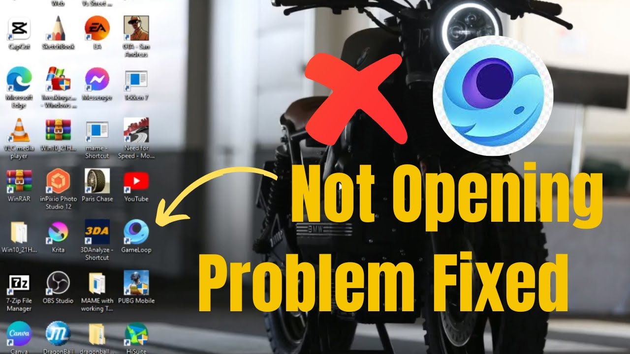 Fix GameLoop Not Opening In Windows 10......GameLoop Not Working.....Problem Fixed