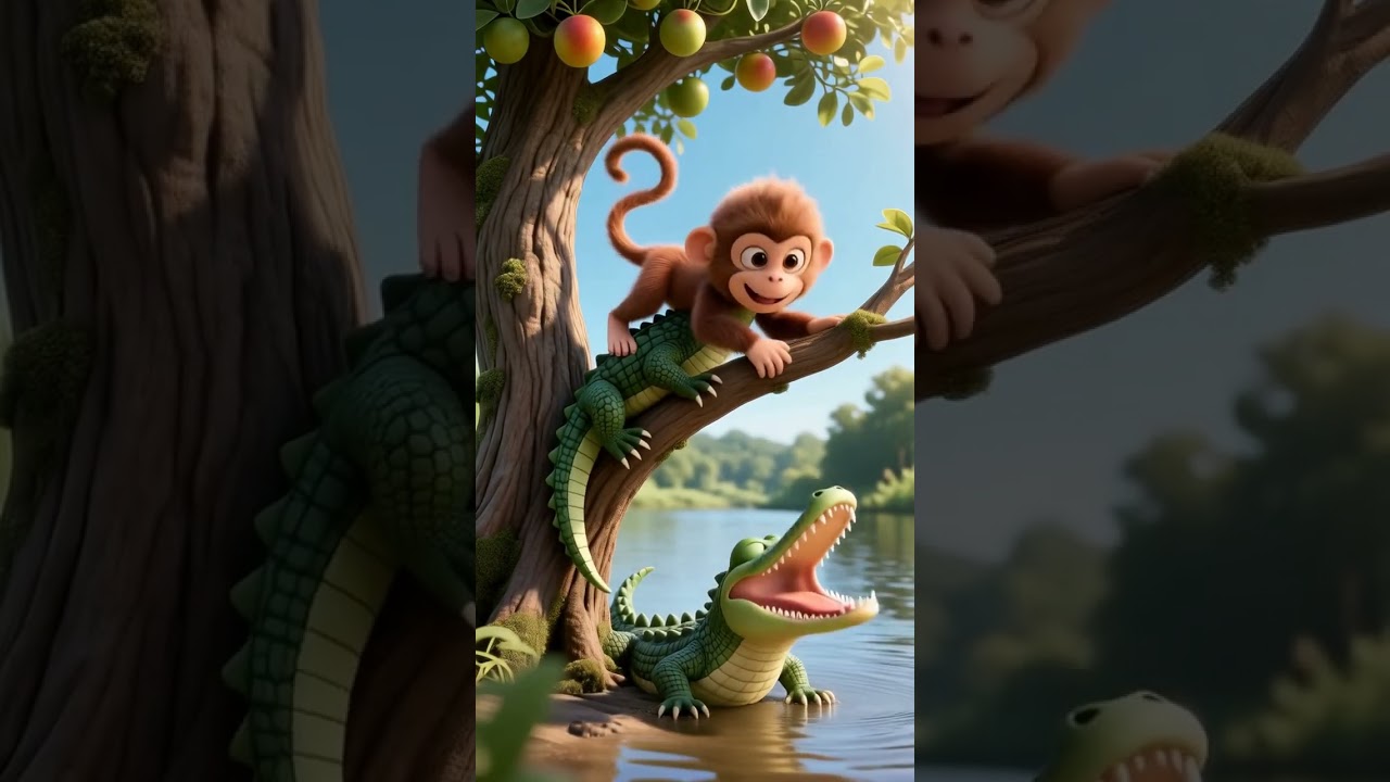 The Monkey and the Crocodile