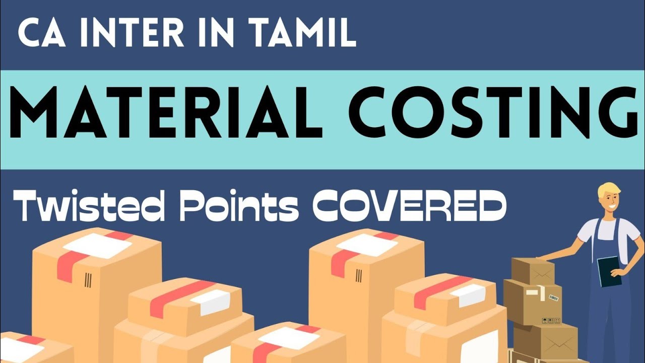✨MATERIAL COSTING| EOQ | ECONOMIC ORDER QUANTITY| ⚡CA INTER COSTING IN TAMIL 🔥