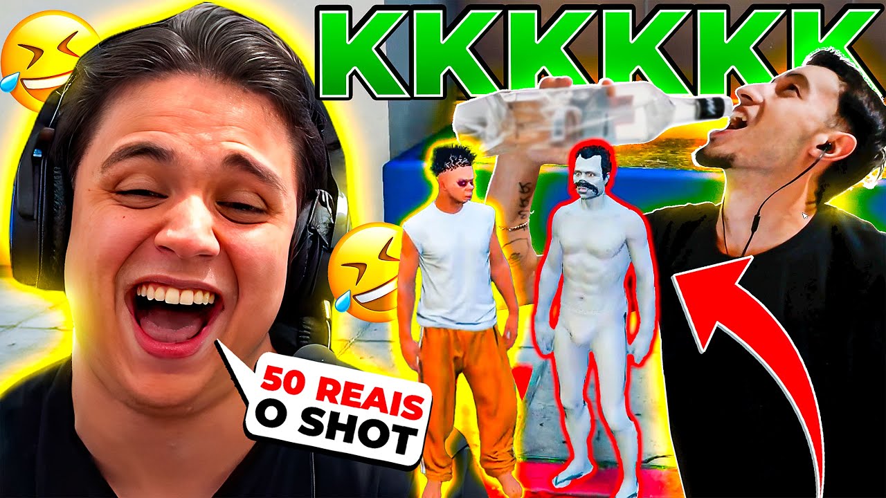 TENTE N&Atilde;O RIR!!😂 PAULINHO ENCONTROU O FREDDIE MERCURY no GTA RP (Modder clips)