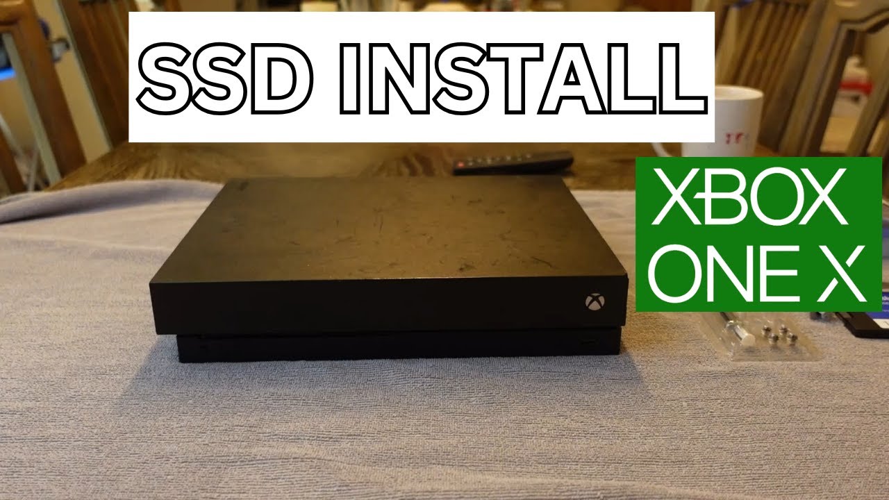 How To Install A SSD In The Xbox One X