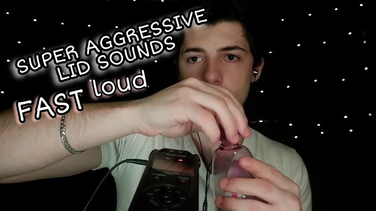 ASMR| Aggressive LID sounds (FAST/LOUD)
