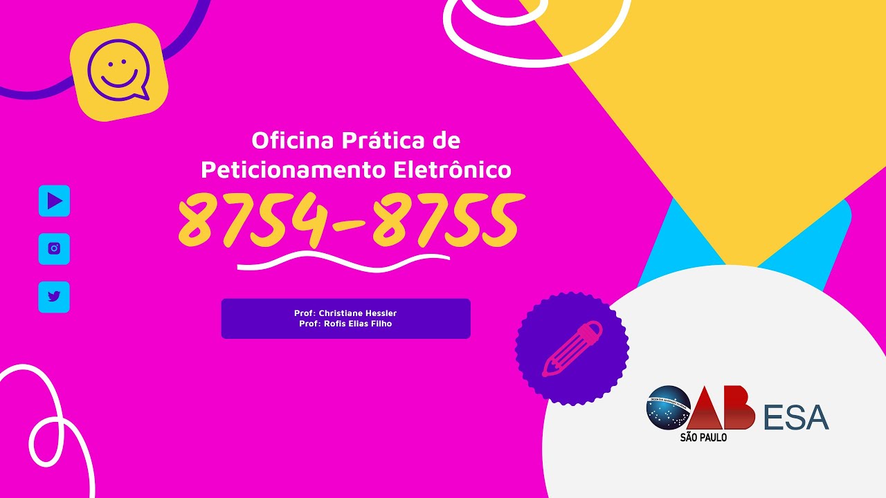#01 | Oficina prática de peticionamento eletrônico