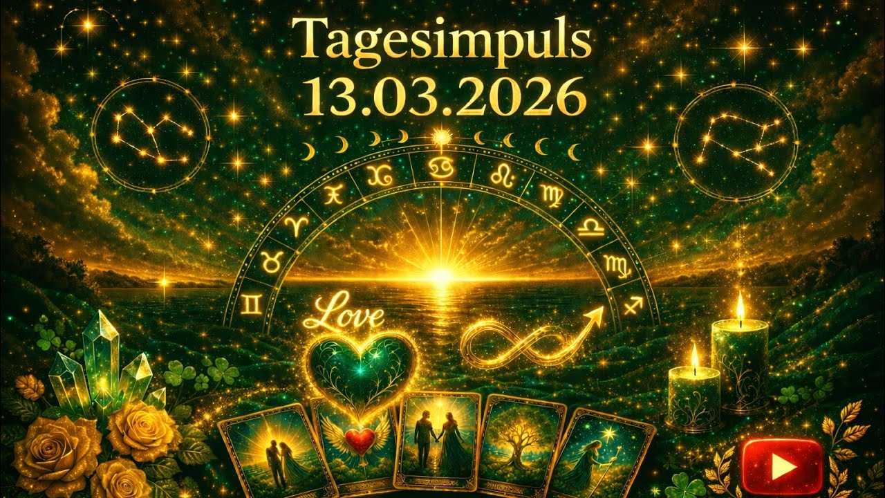 Der Tagesimpuls 🦋💝f&uuml;r den 13.3.2026 #Tarot #Liebe #TagesBotschaft