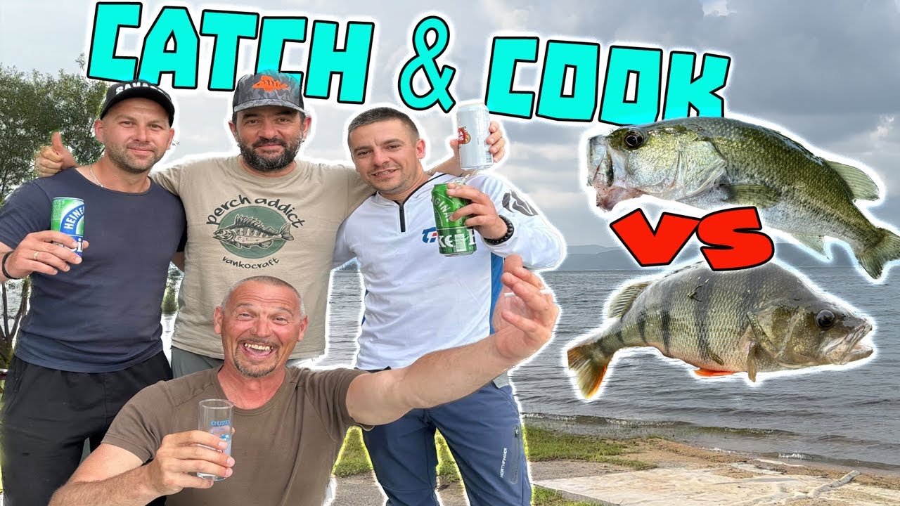 Вкусен ли е ПРИШЪЛЕЦЪТ -  Largemouth Bass ??? Пържим костур и БАС в тайната квартира