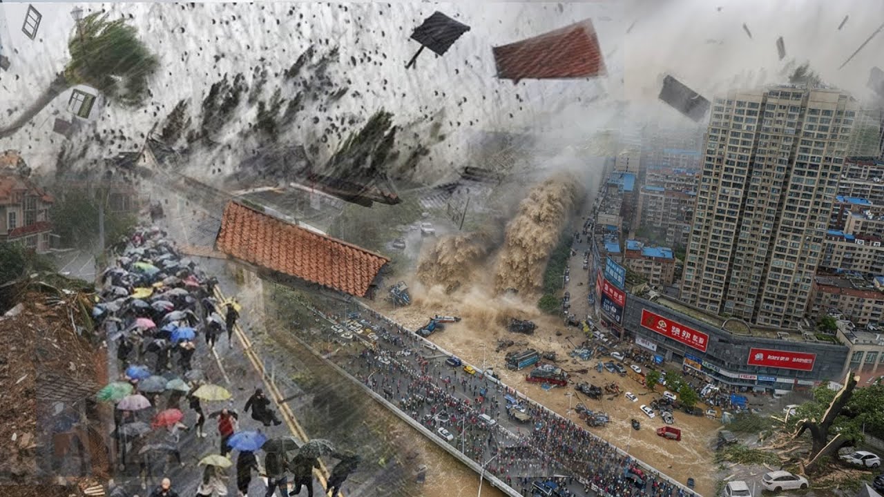 China in Chaos: Typhoon Podul Hits Fujian &ndash; Cities Flooded, Thousands Evacuate!