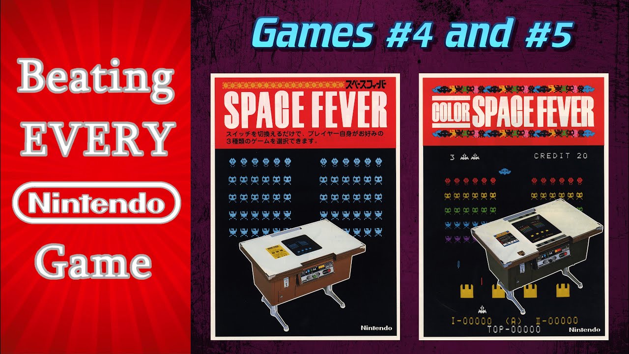 Beating EVERY Nintendo Game - Space Fever & Color Space Fever (Games #4 and #5)