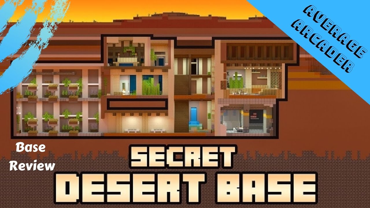 Minecraft Base Review/Secret Desert Base