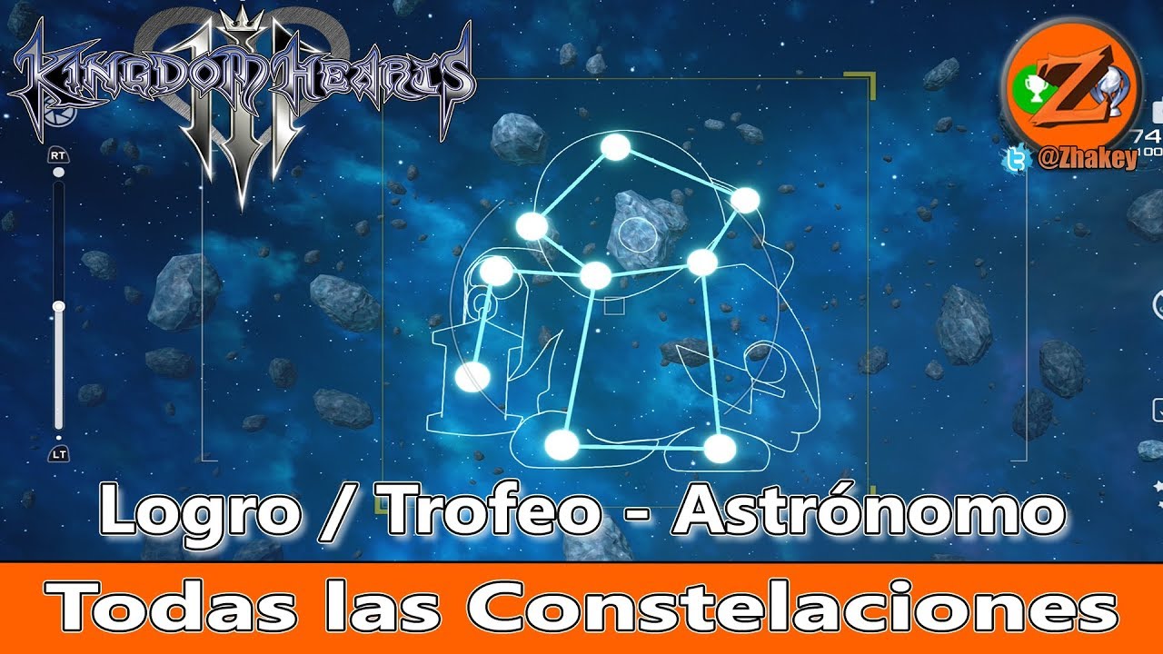 Kingdom Hearts 3: Localización de Todas las Constelaciones - Logro / Trofeo Astrónomo