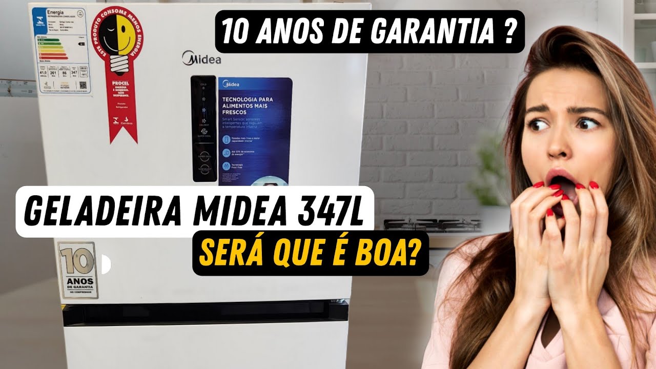 SAIBA TUDO SOBRE GELADEIRA MIDEA 347 LITROS BRANCA - ANÁLISE COMPLETA (REVIEW )