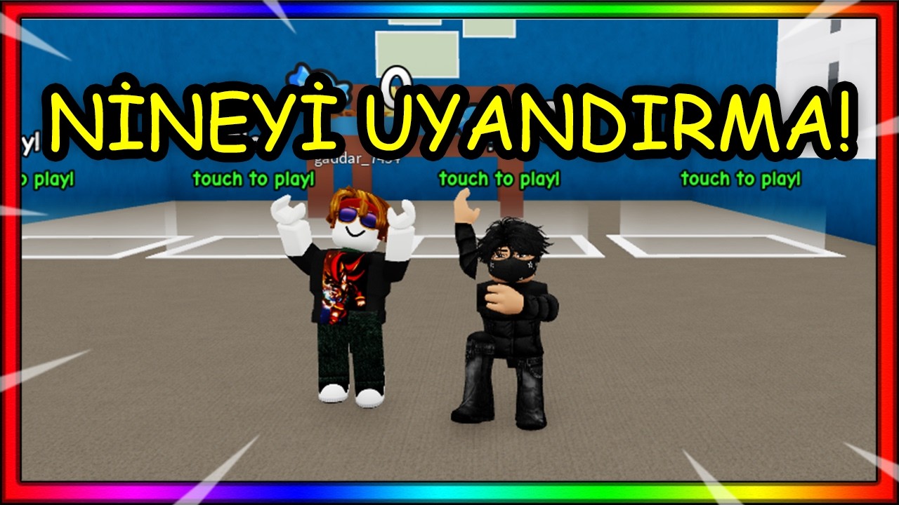 NİNEYİ UYANDIRMADAN ABUR CUBURLARI GÖTÜRDÜK!!! | ROBLOX